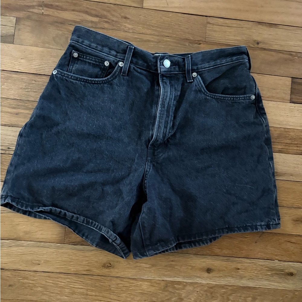 Everlane Black Jean Shorts